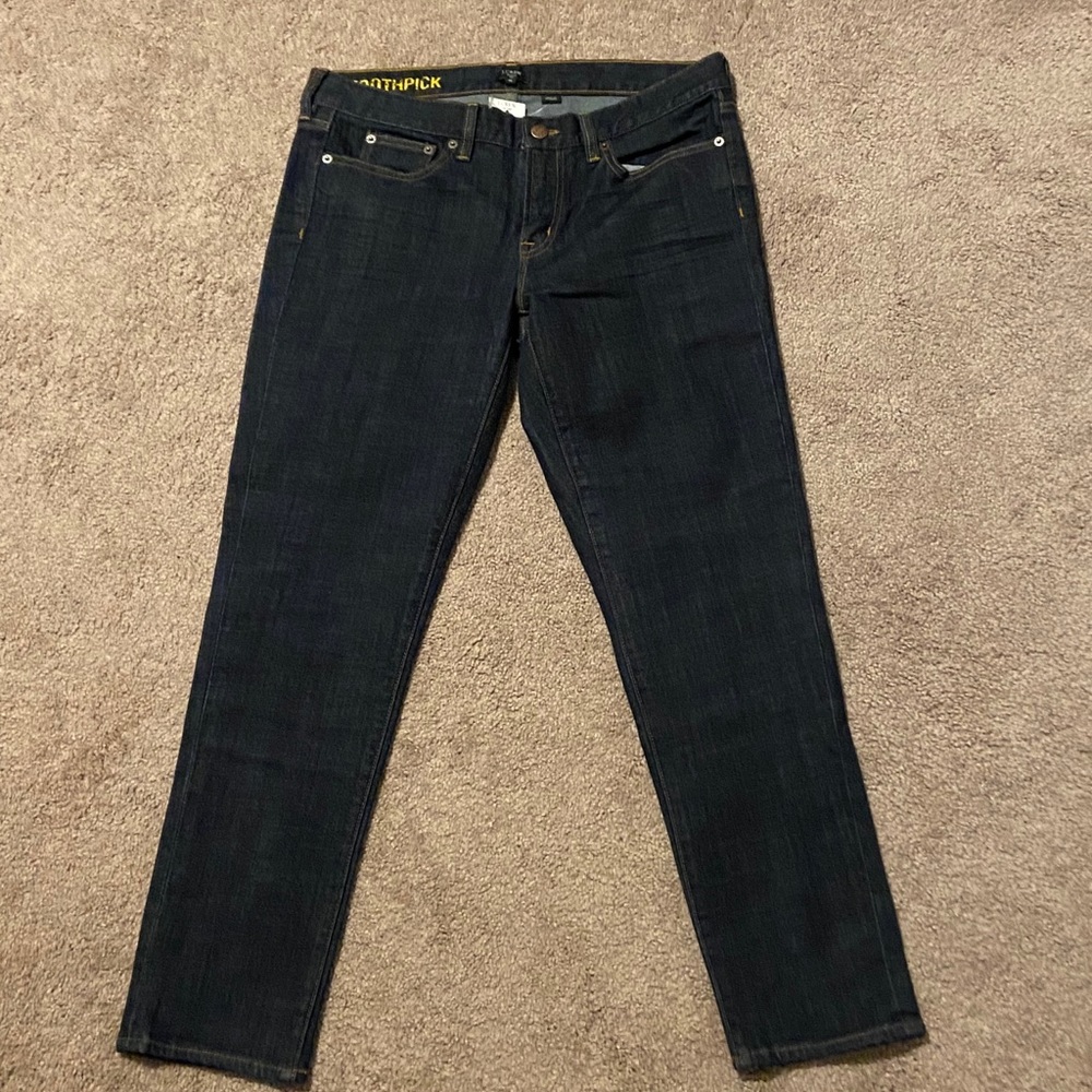 J Crew Toothpick Skinny Jeans Size 30
